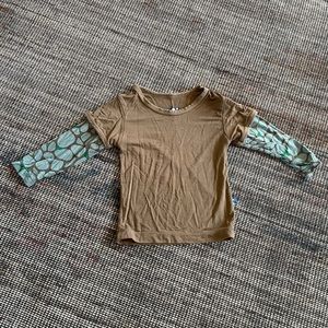 Kickee Pants Long sleeve Tee, 6-12 months, GUC